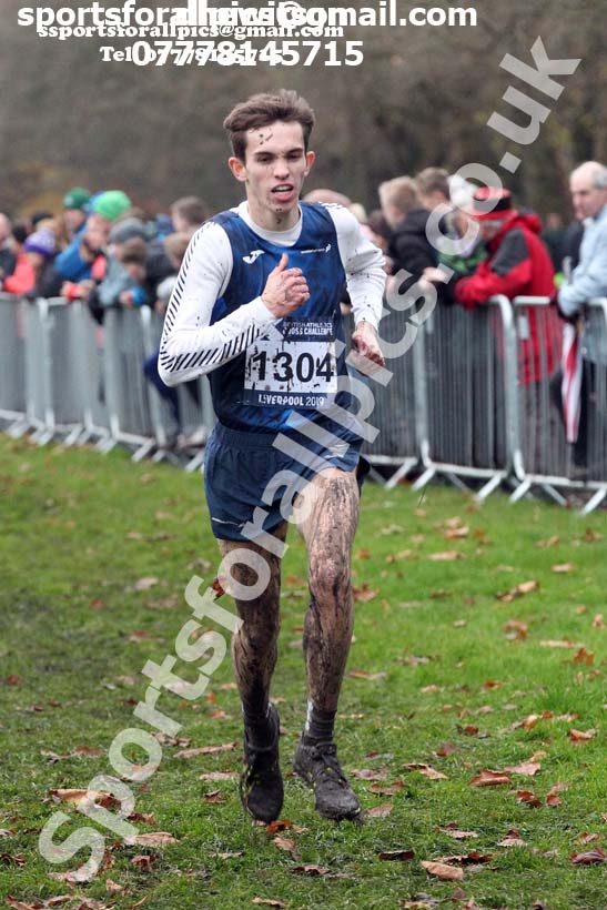 Senior and under-23 men, 2019 European Cross Country Trials and British Cross Challenge, Sefton Park, Liverpool.  Photo: David T. Hewitson/Sports for All Pics